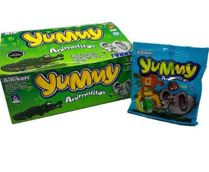 GOMITAS YUMMI ANIMALES DISPLAY  X 12 UNI